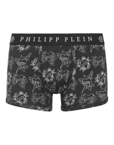 Philipp Plein Boxer Briefs Love In Black