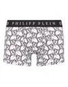 Philipp Plein Boxer Briefs Skull In White
