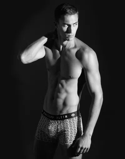 Philipp Plein Boxer Hexagon In Black