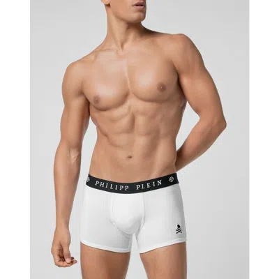 Philipp Plein Boxer Skull Men In White