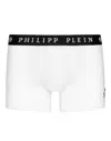 Philipp Plein Gothic Plein Boxer Briefs In White