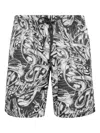 Philipp Plein Boxer Swim Shorts In Black