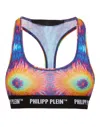 Shop Philipp Plein Bra Multicolor Tie Dye