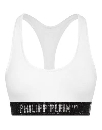 Philipp Plein Bra  Tm In White