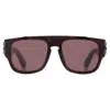 Philipp Plein Brown Browline Men's Sunglasses Spp011m 722 55 In Brown
