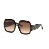 Philipp Plein Brown Square Ladies Sunglasses Spp038m 0722 56