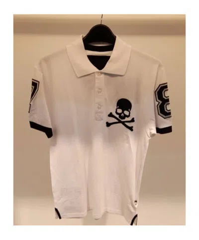Philipp Plein Buckle Short-sleeved Polo Shirt In Nude