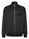Philipp Plein Button-detail Track Jacket In Black