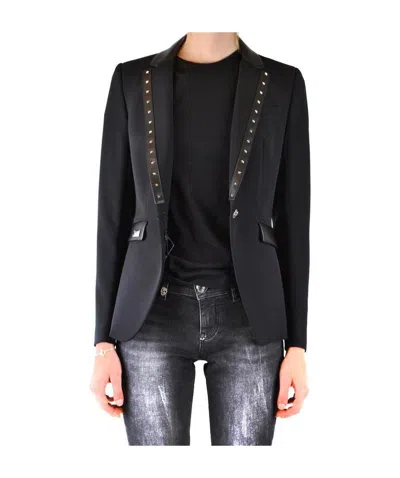 Philipp Plein Button Suit Jacket In Black