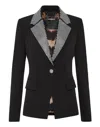 Philipp Plein Cady Crystal-embellished Blazer In Black