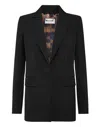 Philipp Plein Cady Boxy Single-breasted Blazer In Black