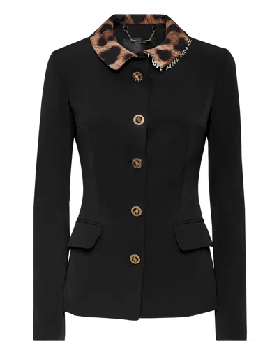 PHILIPP PLEIN CADY JACKET LEOPARD