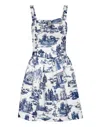 Philipp Plein En Plein Air Print Mini Dress In Multi