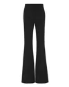 Philipp Plein Cady High-waisted Flared Trousers In Black