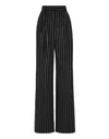 Philipp Plein Striped Tailored Trousers In Black