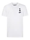 Philipp Plein Round Neck Cars Racing T-shirt In White