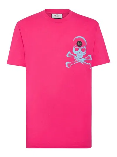 PHILIPP PLEIN CAMISETA - FUCSIA