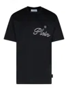 Philipp Plein Crew Neck Cotton T-shirt In Black