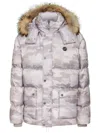 Philipp Plein Camouflage-print Padded Parka Coat In Neutrals
