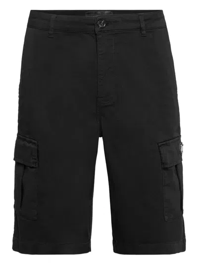 Philipp Plein Cargo-pockets Shorts In Black
