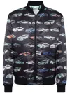 Philipp Plein Cars Racing Bomber Jacket In Black