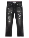 Philipp Plein Super Straight Jeans In Black