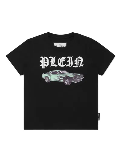 Philipp Plein Cars Racing T-shirt In ブラック
