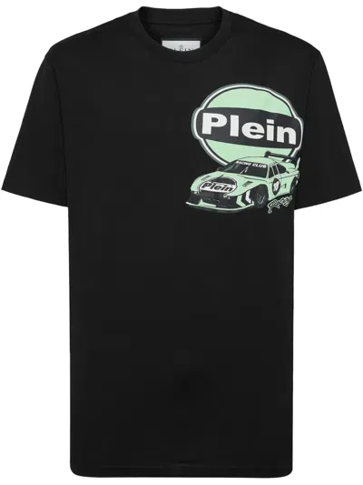 Philipp Plein Cars Racing T-shirt In Black
