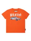 Philipp Plein Cars Racing Jersey T-shirt In Orange