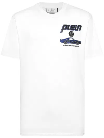 Philipp Plein Cars Racing T-shirt In White