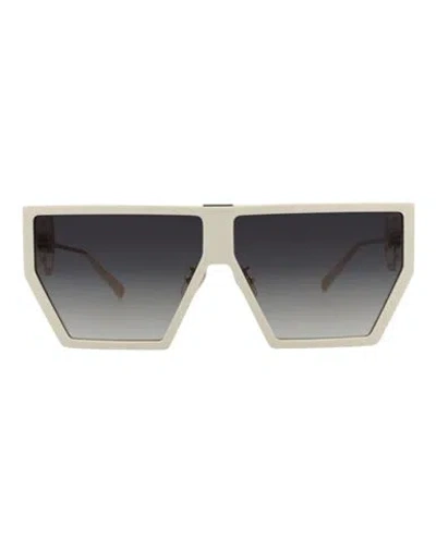 Philipp Plein Cat Eye-frame Acetate Sunglasses Woman Sunglasses Beige Size 65 Acetate