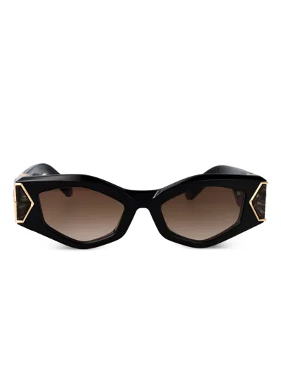 Philipp Plein Cat Eye-frame Sunglasses In 黑色