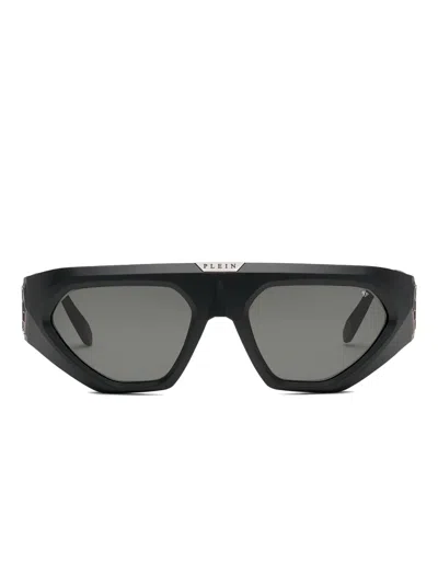 Philipp Plein Cat-eye Frame Sunglasses In Black