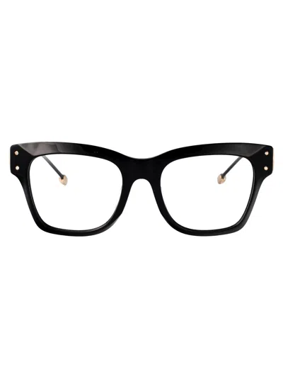 Philipp Plein Demo Cat Eye Ladies Eyeglasses Vpp051m 0700 In Black