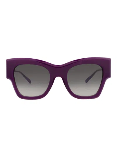 Philipp Plein Cat Eye Women's Mini Sunglasses In Purple