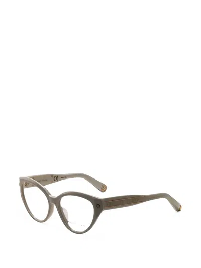 Philipp Plein Cat-eye Glasses In Red