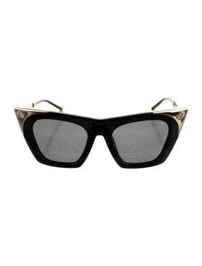 Pre-owned Philipp Plein Cat-eye Tinted Sunglasses In Multi