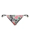 Philipp Plein Chain Flower-print Bikini Bottoms