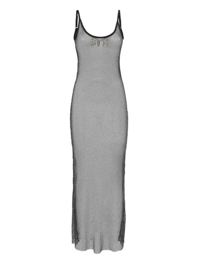 Philipp Plein Charms Crystal Dress In Black