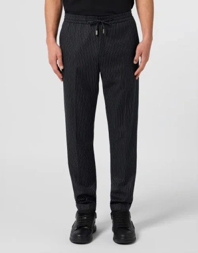Philipp Plein Classic Tracksuit Pants Stripes Stripes Men In Black