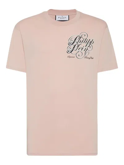 Philipp Plein Club The Course Stones T-shirt In Pink
