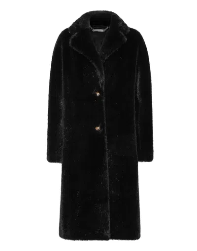 Philipp Plein Coat Long In Black