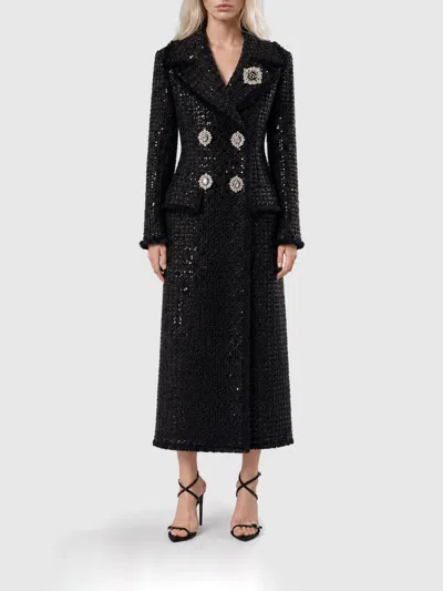Philipp Plein Coat Woman In Black