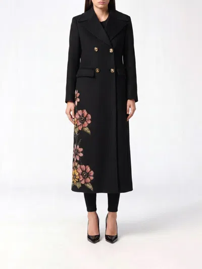 Philipp Plein Coat Woman In Black