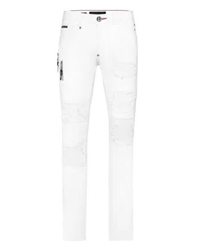 Philipp Plein Coated Denim Rock Star Trousers