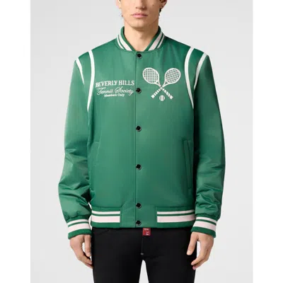 Philipp Plein College Bomber Tennis Club Men In Green
