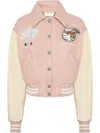 Philipp Plein College Pp Duck Bomber Jacket In Pink