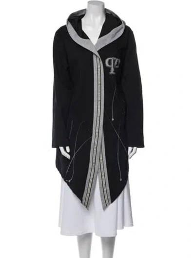 Pre-owned Philipp Plein Colorblock Pattern Jacket In Black