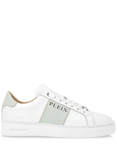 Philipp Plein Colourblock Sneakers In White