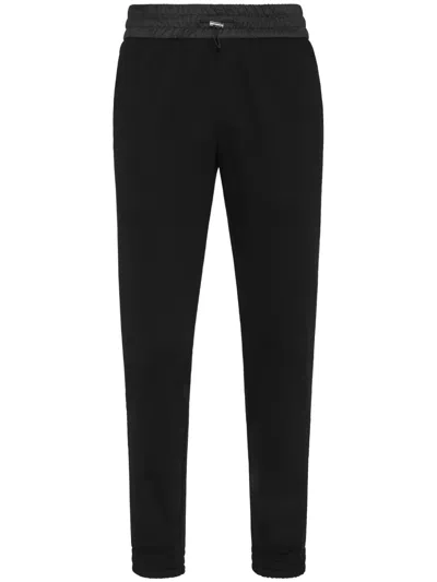 Philipp Plein Contrasting Jogging Trousers In Black
